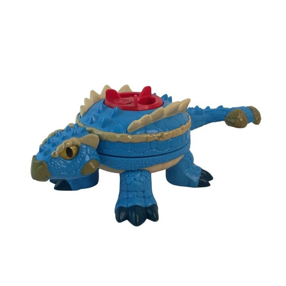 Fisher Price Imaginext Jurassic World Ankylosaurus Kentrosaurus w/Ben & Darius - Picture 2 of 11